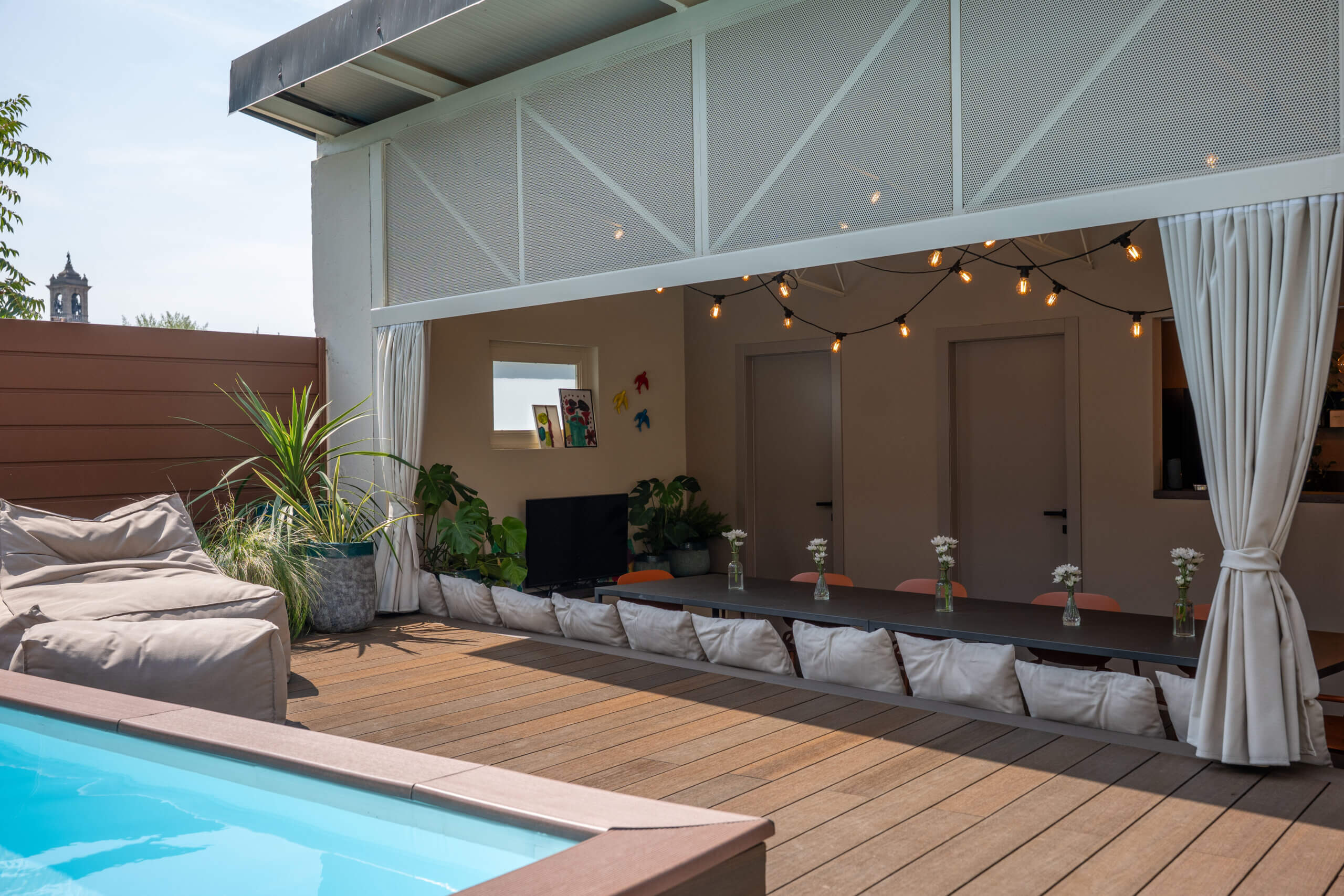 Lounge e piscina outdoor